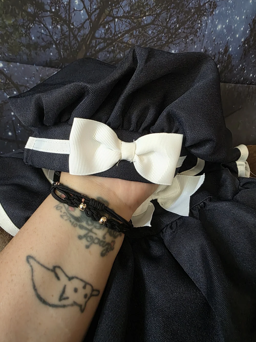 Rare Editions Navy and White Sailor Dress with Bow